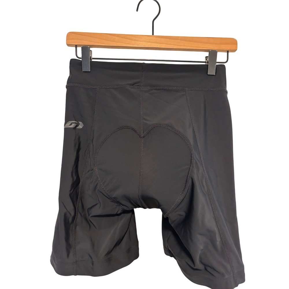 Louis Garneau Womens Black Gel Padded Cycling Shorts Size Medium - Picture 2 of 7